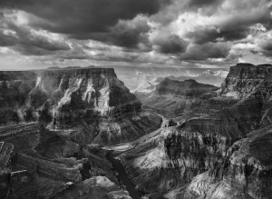 9. Salgado_ View of the junction of the Colorado and the Little Colorado from the Navajo territory. The Grand Canyon National Park begins after this junction.JPG