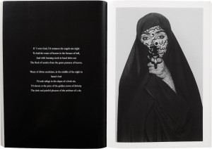 Spread from What They Saw_ Shirin Neshat, Women of Allah, 1997. Photographs of book by Jeff Gutterman. (1).jpg