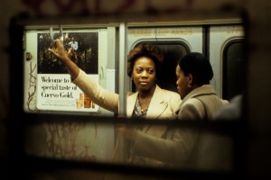 Conversation on the A-Train, Subway NY 1983 ©Willy Spiller, Courtesy of Bildhalle.jpg
