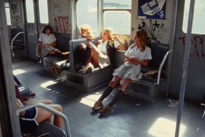 Schoolgirls On the A-Train to Far Rockaway, New York 1978 ©Willy Spiller, Courtesy of Bildhalle.jpg