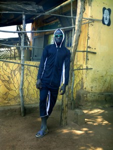 Aboubahkar, outside ‘Galerie d’Art Ancien et Moderne,' Tanguieta, Benin, 2011.jpg