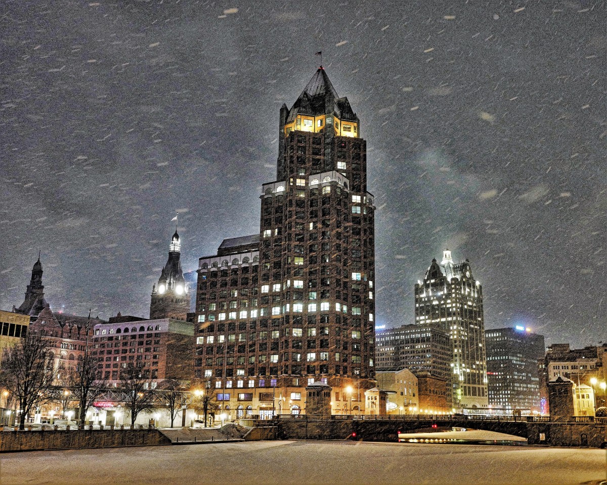 Amerika Karibik / James Bzdawka Evening Snow Milwaukee LFI Galerie