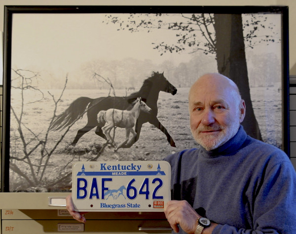 Portriat mit Kentucky KFZ Kopie