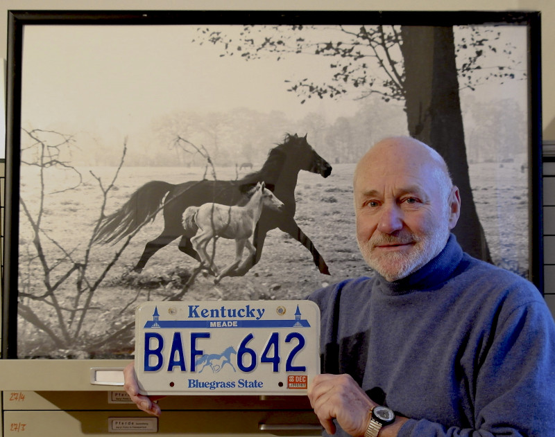 Portriat mit Kentucky KFZ Kopie