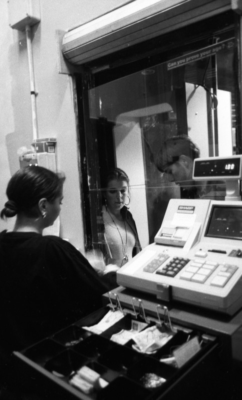 5_Peter J Walsh - Rave One - Paying for entry at The Hacienda - reception area