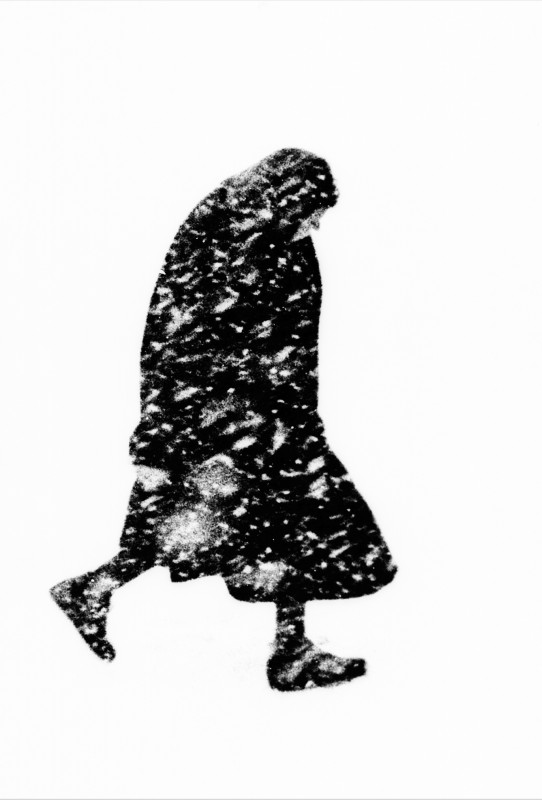 08_Thomas Hoepker_Alte Frau im Schnee