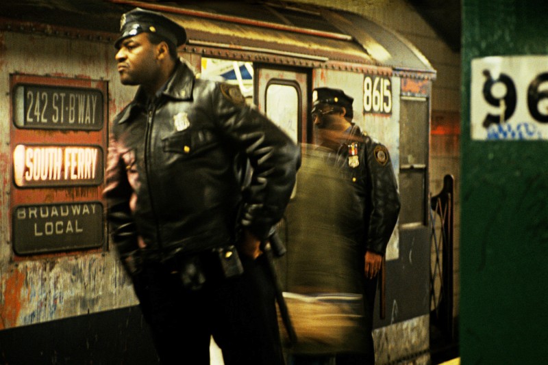 On the Beat, 96th Street Station, Subway New York 1981 ©Willy Spiller, Courtesy of Bildhalle