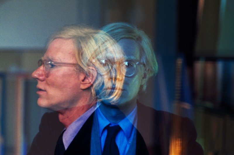4_USA. New York. Manhattan. 1981. Andy Warhol in his Factory at Union Square. Double exposure_copyright Thomas Hoepker and Magnum Photos