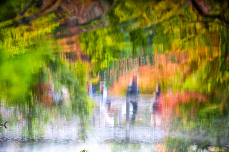 02 Reflection of hot spring pond (1)