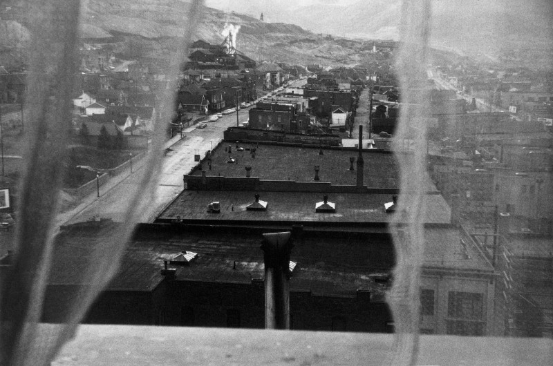 _Robert Frank, View from hotel window - Butte, Montana, 1956
