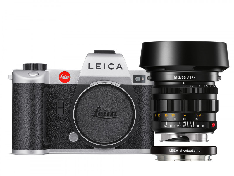 Leica SL2_silver_Noctilux-M_50_M-Adapter-L_Kit