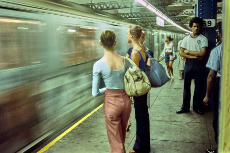 After the Rehearsal, Subway NY 1982 ©Willy Spiller, Courtesy of Bildhalle
