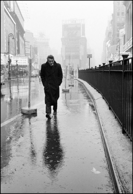 7_James Dean in Times Square, New York City, New York, USA, 1955 © Dennis StockMagnum Photos
