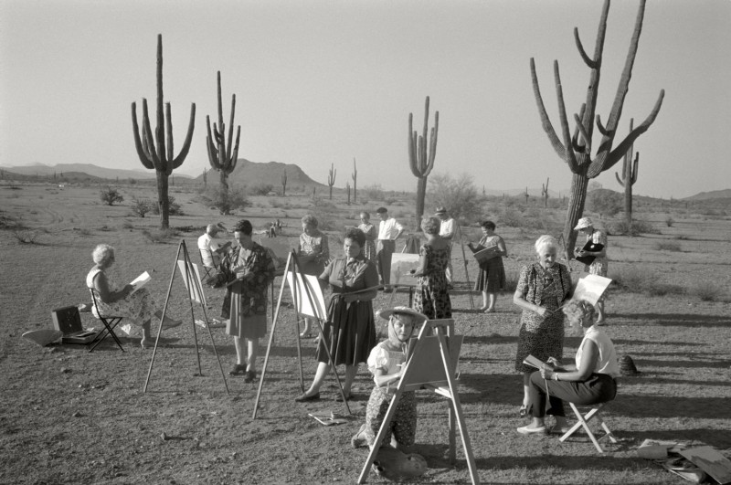 ©️ Max Scheler 'Malkurs für wohlhabende Rentnerinnen', Arizona 1962 