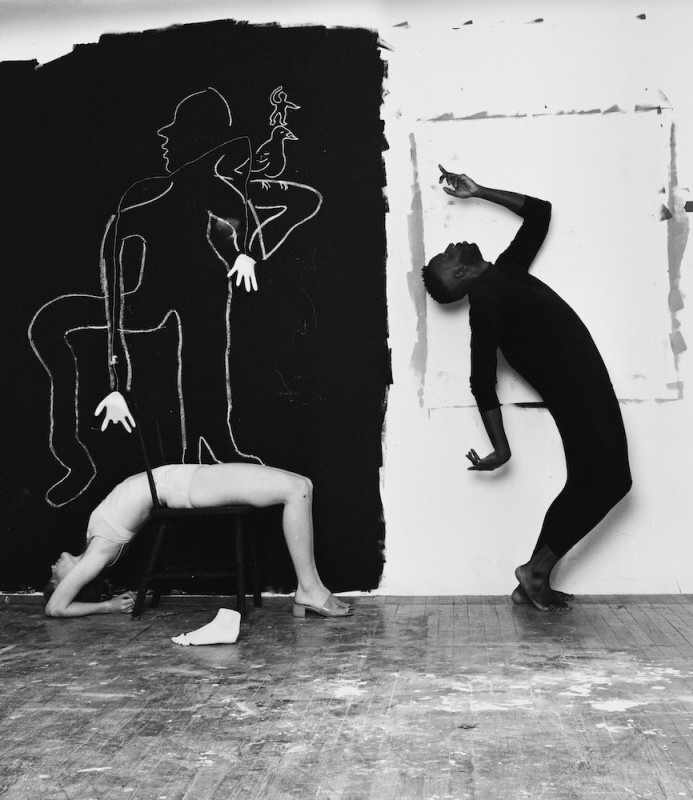 2_Jerome and Bobby Dancing in My Studio, 2018 © Michael Bailey-Gates _ courtesy The Ravestijn Gallery
