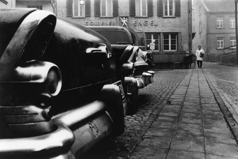 The %22Goldener Engel%22 (Golden Angel) was once an inn. La Sarre. Baumholder. Germany, 1959 © René Burri:Magnum Photos