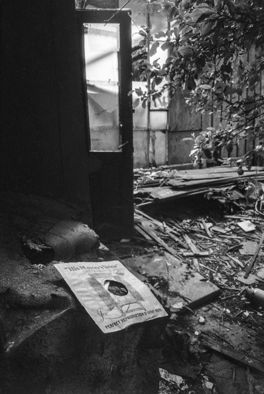Josef Sudek's Studio after the Fire, Prague 1987 © Miroslav Hucek