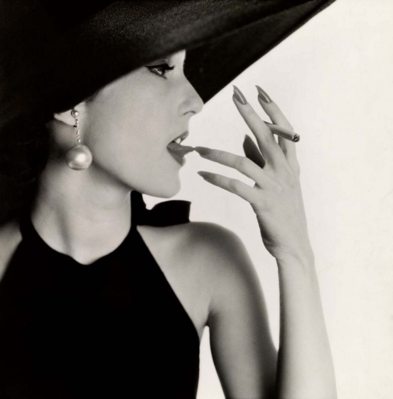 Girl with Tobacco on Tongue (Mary Jane Russell), New York, 1951 © Condé Nast