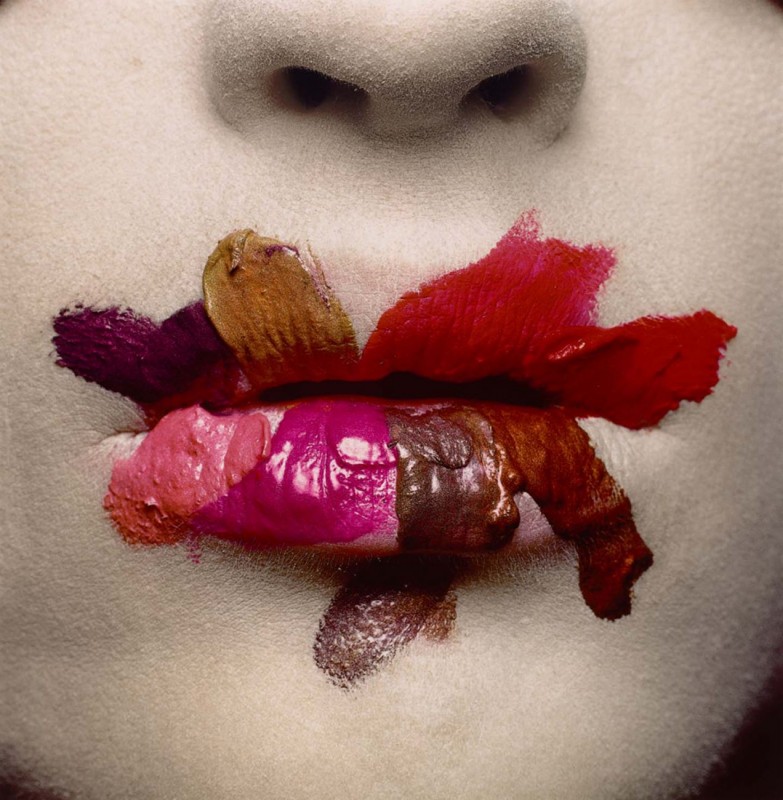 Mouth (for L‘Oréal), New York, 1986 © The Irving Penn Foundation 