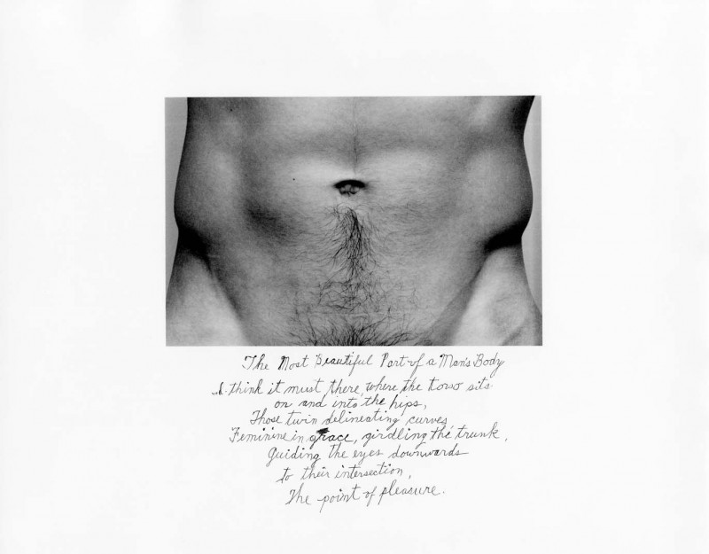 4_Duane Michals, The most beautiful part of a man´s body, 9_25, 1986, Silver gelatin Print_copyright Duane Michals_courtesy Galería Max Estrella 