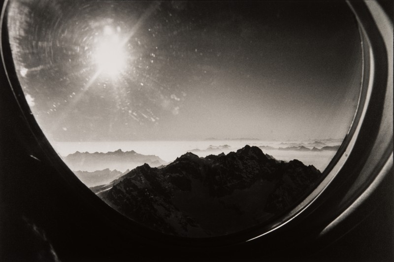 RenÇ Burri, Alpes suisses vues d'avion, 1981 (c) RenÇ Burri - Magnum Photos, Collection du MusÇe de l'ElysÇe