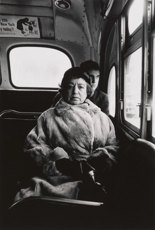 3. Lady on a bus, N.Y.C. 1957