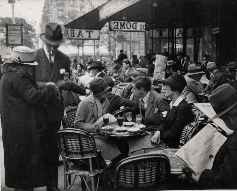 mpk_Andre Kertesz_Cafe du Dome_Paris_1925