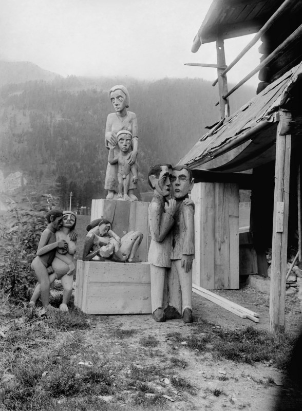 3_ELK_Das Bildhaueratelier neben dem Wildbodenhaus, 1924