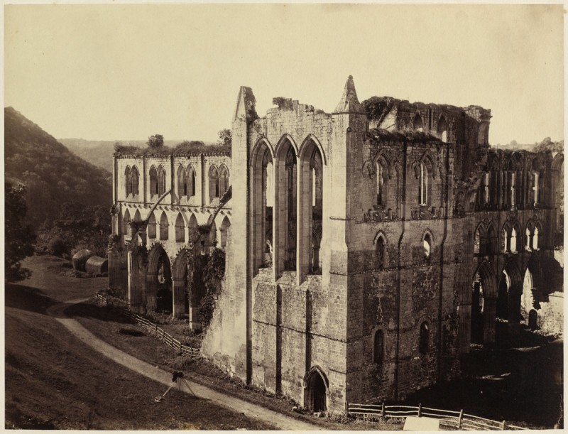 02_Roger Fenton - Rievaulx Abbey, the North Transept 1854 Paul Mellon Fund
