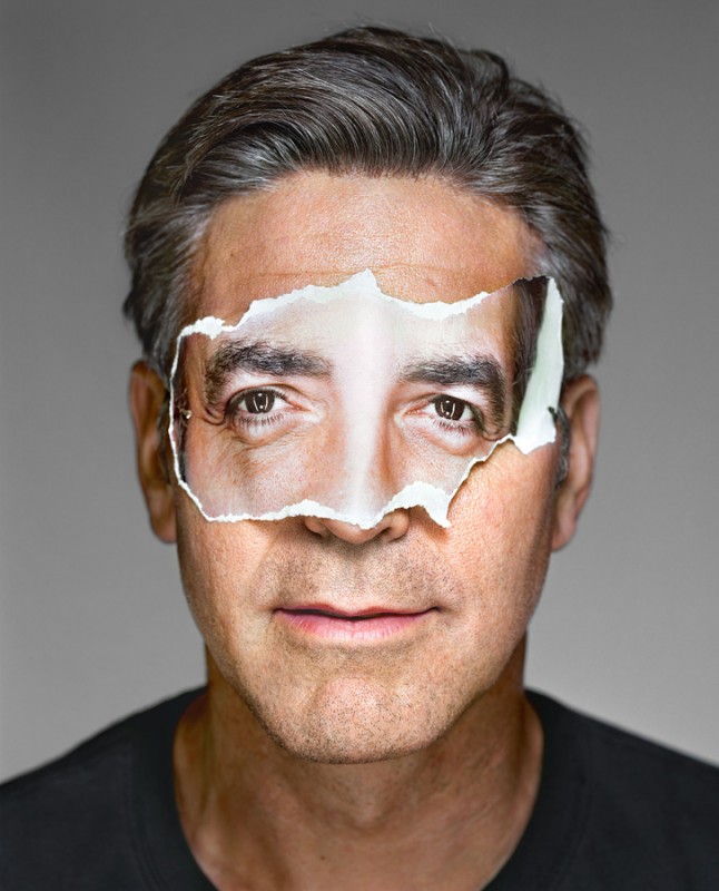 George Clooney with Mask