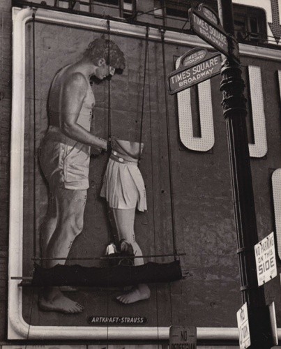 Fred Stein, Untitled - Billboard, Times Square, NY, 1948_Website