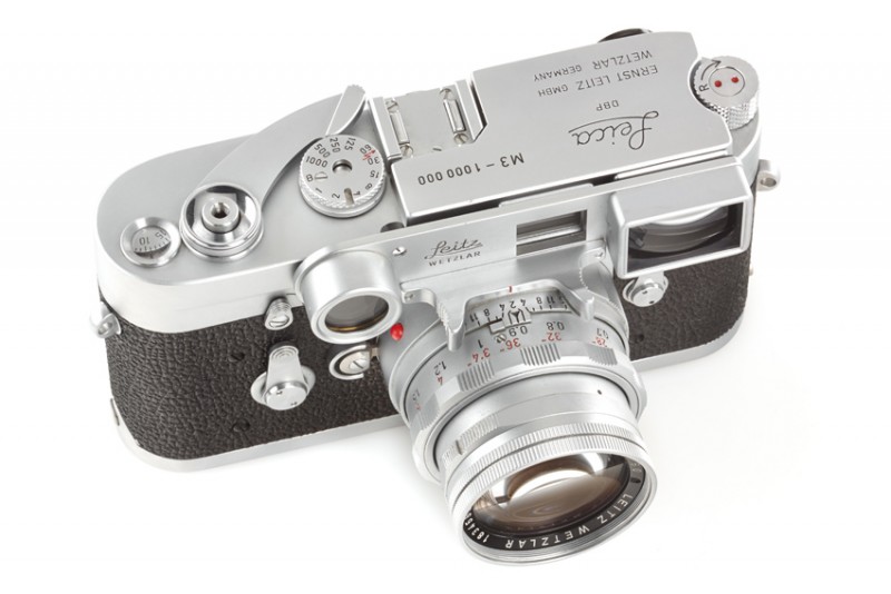 Leica M3 Chrom No. 1.000.000(C) WestLicht Photographica Auction