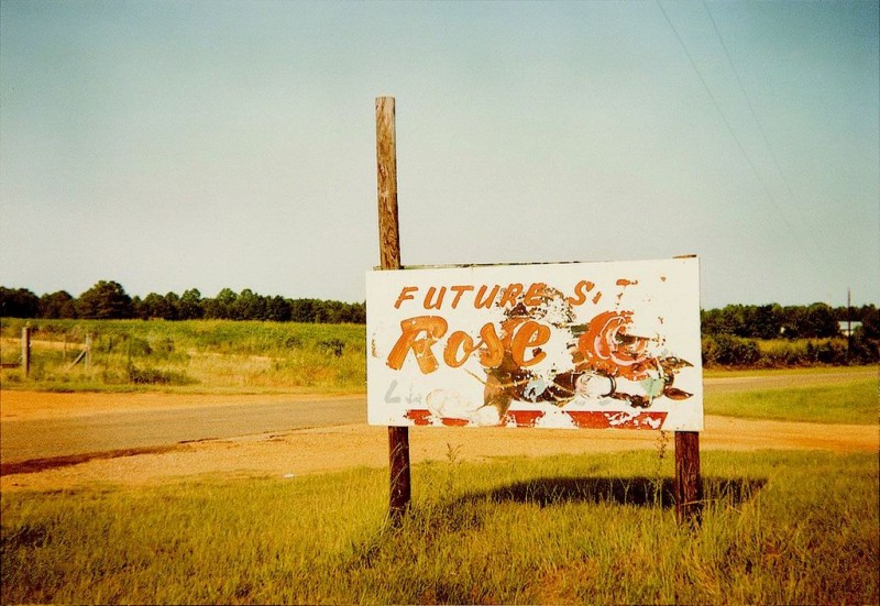 Sign, Near Greensboro, Alabama, 1978 © William Christenberry; courtesy Pace_MacGill Gallery,New York