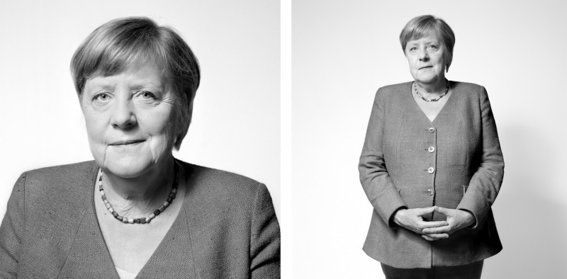 09 aus der Serie „Angela Merkel Portraits“ ©Herlinde Koelbl