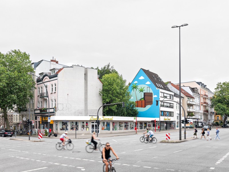 Peter Bruns und Claas Möller, Leder-Israel in Eimsbüttel, Schulweg, Osterstraße, 2024