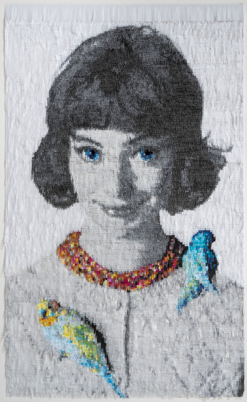 Nathalie Boutté, « La jeune fille aux oiseaux », 2022 © Nathalie Boutté, ADAGP 2024, Courtesy Galerie MAGNIN-A Paris